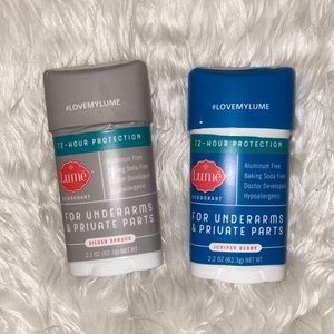 2 Lumē deodorants